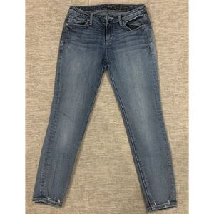 Miss Me‎ Jeans Womens Size 27 Standard Ankle Skinny Stretch Denim Faded